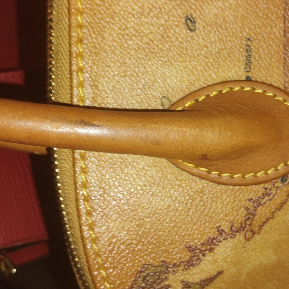 Alviero Martini Map Vintage Domed Satchel - Picture 9 of 12